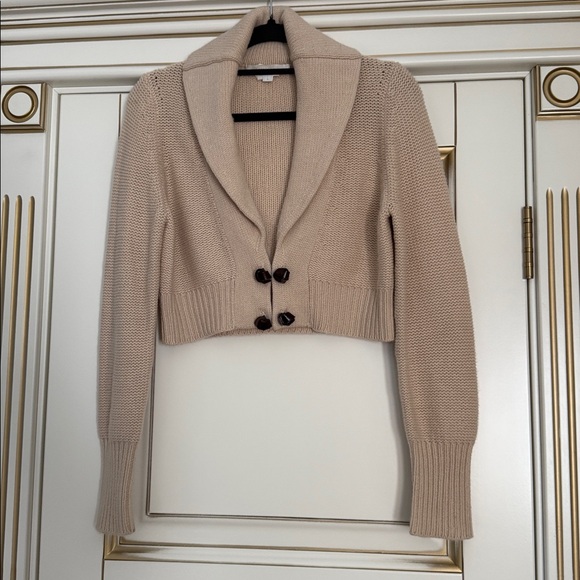 Alexander Wang Cashmere Cropped Sweater Size L - Picture 9 of 9